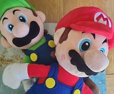 Super Mario and Luigi Plush Toy Bundle by Simba Toys