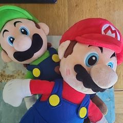 Super Mario and Luigi Plush Toy Bundle by Simba Toys