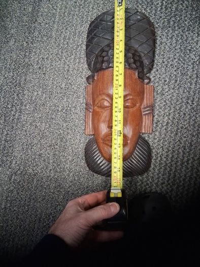 vintage African wall plaque