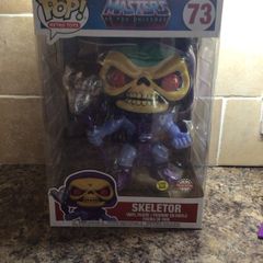 Large Funko pop no 73 - skeletor -special edition- glow in the dark - new and unopened