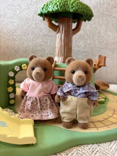 Rare Sylvanian Families Marmalade Bear Grandparents (Quincy & Clementine)
