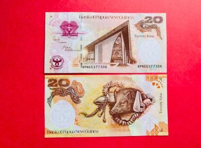 Papua New Guinea  20 Kina  2008. . ( UNCIRCULATED ) Commemorative Issue .pick 36a .