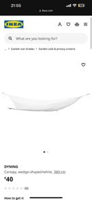IKEA - Canopy sail shade for the garden