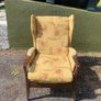 Vintage Fireside Wing Chair Image 2