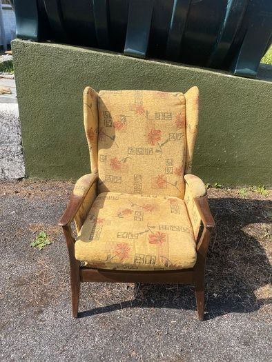 Vintage Fireside Wing Chair