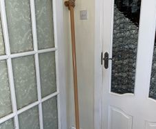 Wooden Curtain Pole 190cm