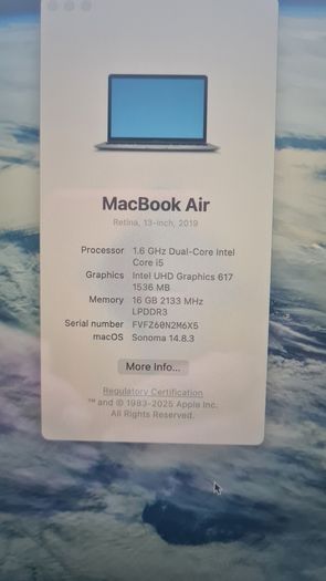 MacBook air like new.16gb 512gb ssd