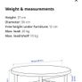 Listerby dark brown beech ikea coffee table Image 5