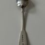 1833 Georgian Sterling Silver Teaspoon fiddle pattern Image 3