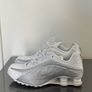 Nike Shox R4 White/Metallic Silver Image 2