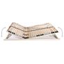 Slatted Bed Bases 2 pcs with 28 Slats 7 Zones 70x200 cm Image 4