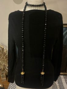 Long tasseled necklace or belt