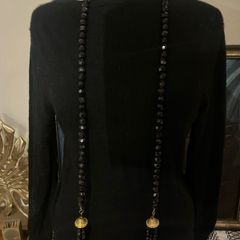 Long tasseled necklace or belt