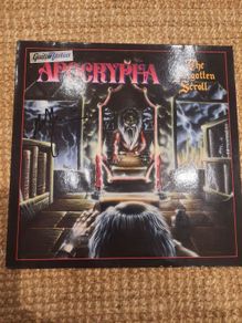 APOCRYPHA: The Forgotten Scroll -LP-1988 (Autographed by Marty Friedman)