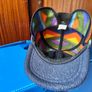 Vintage multycoloured beanie hat. Image 7