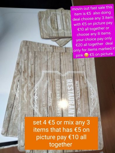 mix house hold items