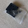 Table Bracket Storage Kit Wall Mounted Table Retaining Kit with Screws for Caravans Campers Motorhomes Black Image 5