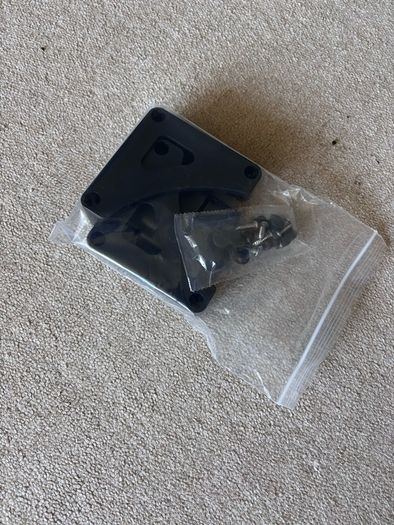 Table Bracket Storage Kit Wall Mounted Table Retaining Kit with Screws for Caravans Campers Motorhomes Black