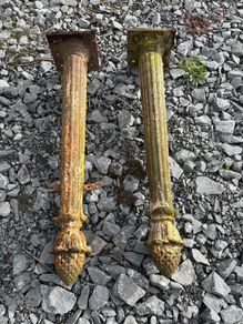 Victorian cast iron pillars