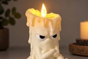 Grumpy Candle  3D Printed Decorative Candle Holder