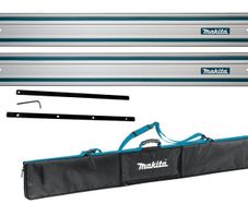 Makita 199141-8 1.5m Guide Rails & Connector Twin Pack & Bag