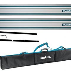 Makita 199141-8 1.5m Guide Rails & Connector Twin Pack & Bag