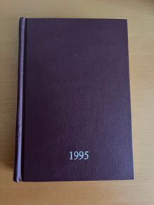 BN A4 1995 blank bound book