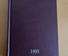 BN A4 1995 blank bound book