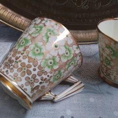 Two Royal Albert Art Deco Cups