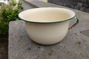Vintage Enamel Ware Chamber Pot