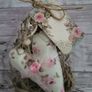 Hanging Heart Decor. Scented Heart. Mother's Day Gift. Shabby Chic Decor. Image 7