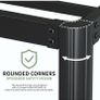 Double Bed Frame 30.5 cm High with Rounded Corner Legs Image 7