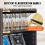 Media Storage Cabinet, 5-layer DVD Shelf Holds up to 240 CDs, Adjustable CD Shelves, Protects & Organizes Music, Movie, Video Games or Memorabilia Collections Image 8