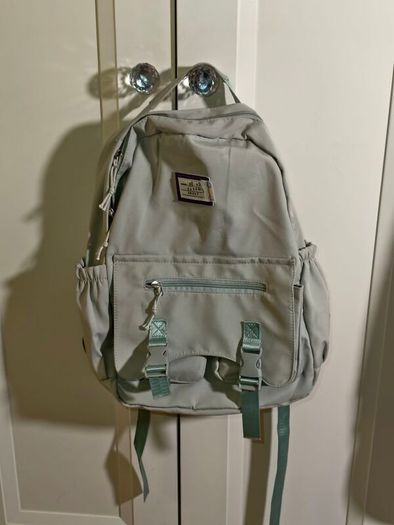green school bag