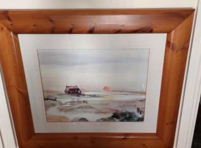 Vintage Hugh Brandon-Cox Large Landscape Print