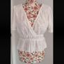 top Bnwt pull & bear short sleeve lace top Image 2