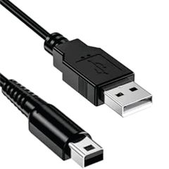 Charging cable for Nintendo 3DS,Cable for 3DS, 3DS XL, 2DS, DS/DSi, New 3DS, New 3DS XL 1.2m USB Cable for Easy Charging at Home or On-the-Go