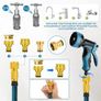 75FT Garden Hose Expandable Garden Hose with 10 Function Hose Spray Gun/Solid Brass Fittings Leak Proof Lightweight Used for Gardening Watering etc 75ft Image 3