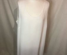 Evans sleeveless white top (size 24)