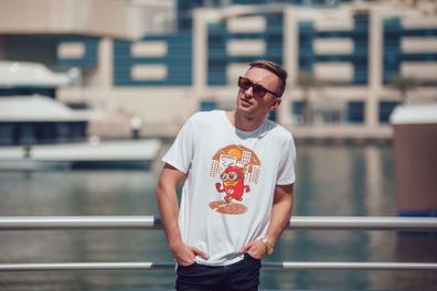 Flash Minion T-shirt Tee Top Shirt Funny Minions And Flash Inspired T-shirt