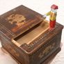 Vintage WOOD JAPANESE Cigarette Dispenser 4" x3,4" H-2,4" Image 5