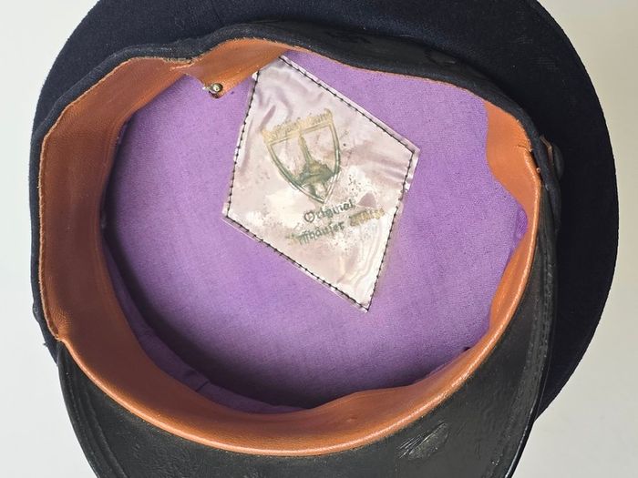 WW2 German DRKB visor hat for mountain troop veteran