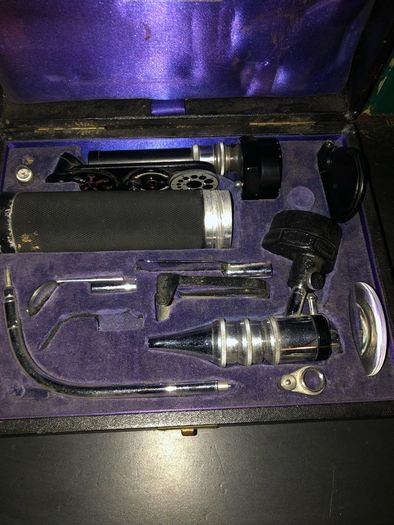 vintage medical ophthalmoscope