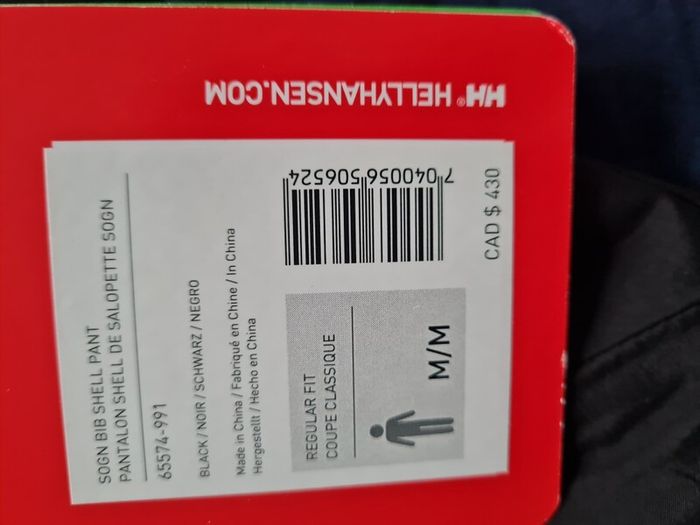 Helly Hanson snow trousers