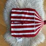 Circus cstripes VELOUR  tent pillow as new Image 9