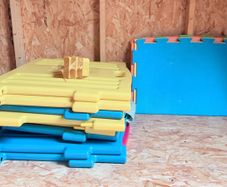 baby playpen with mat
