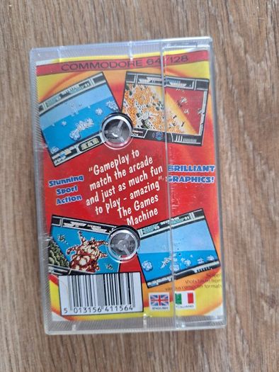 Vintage Commodore 64 game After Burner - Cassette Tape