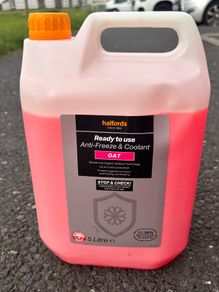 (Used once) Anti Freeze & Coolant