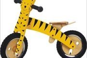 Kids Balance Bike - Bike Running Wooden Tiger