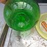 Very Large Old Italian 5Lt Wine Demijohn Green Glass Bottle in Basket, Postage Available, Image 7